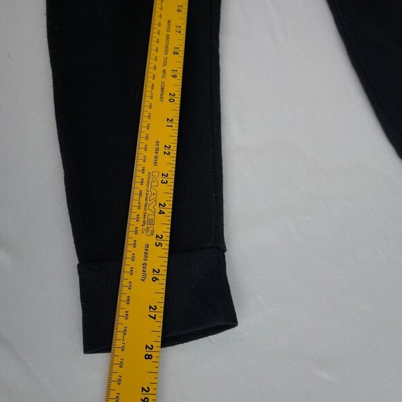 Love Streak Black Fleece Lined Drawstring Waist‎ Pull-On Jogger Pants Women S - Picture 11 of 13